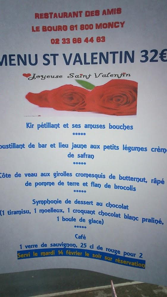 Restaurant Des Amis - Menu Image 1